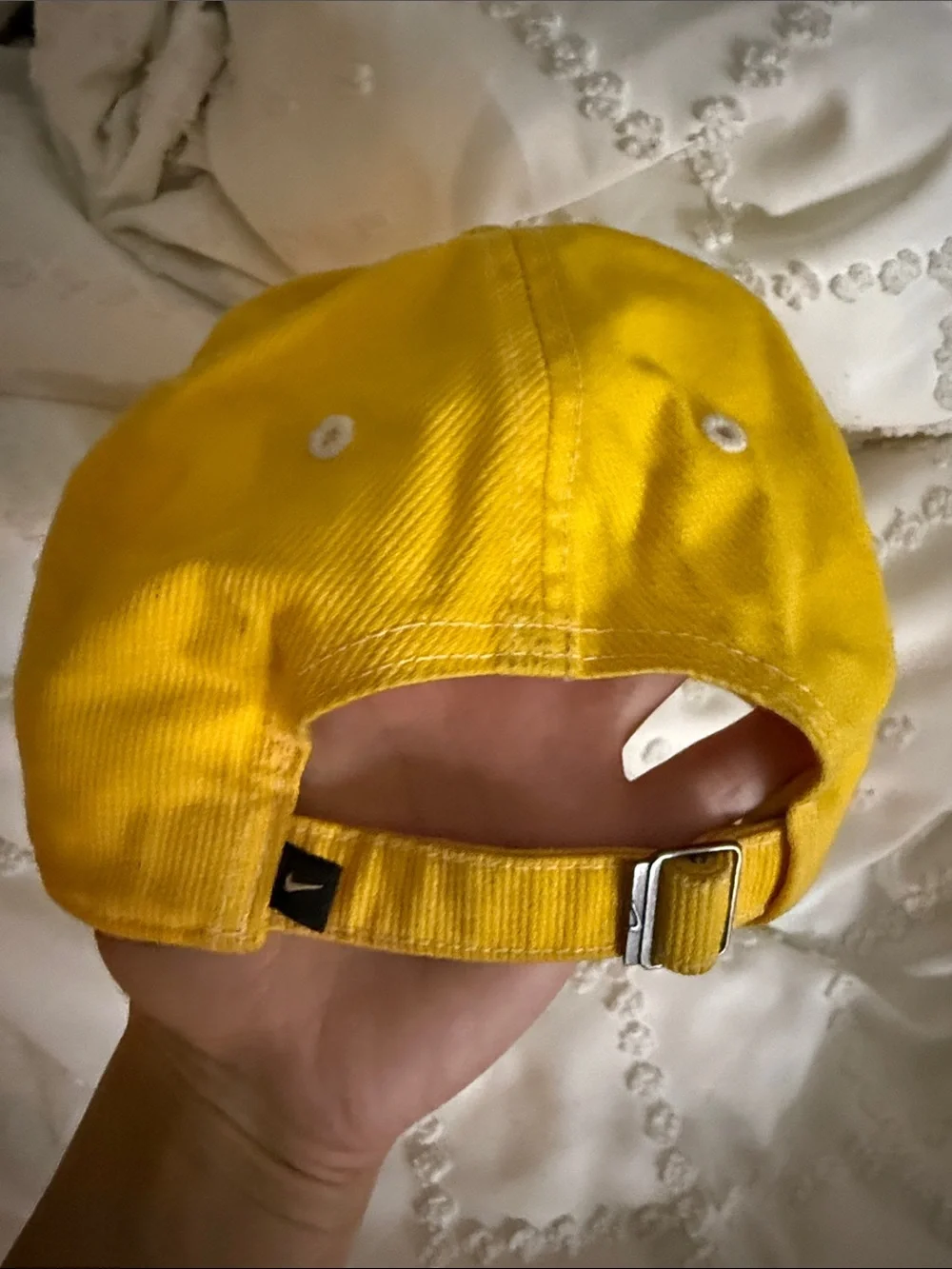 Nike Yellow Swoosh Baseball Cap
